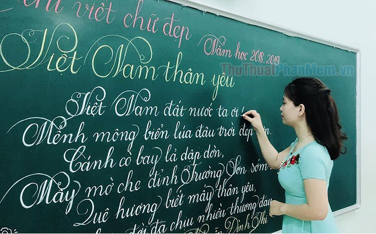 Mẫu chữ HOA sáng tạo, chữ HOA nghệ thuật đẹp nhất