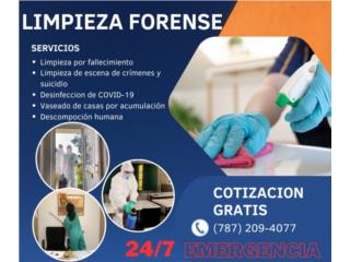 Limpieza forense/ muerte / por fallecimiento