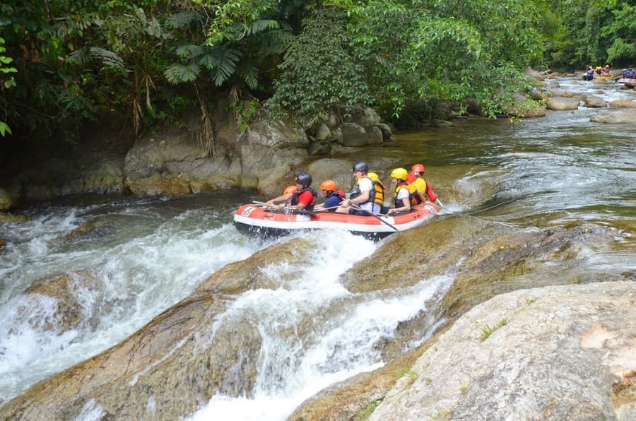 Rafting en Gopeng, que ver en Kuala Lumpur Malasia