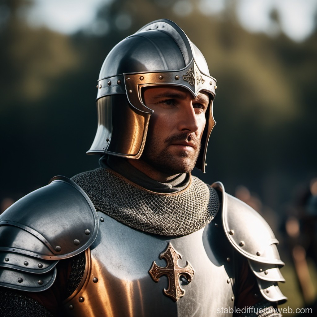 Medieval Knight 3D Character Concept Art | Stable Diffusion Online