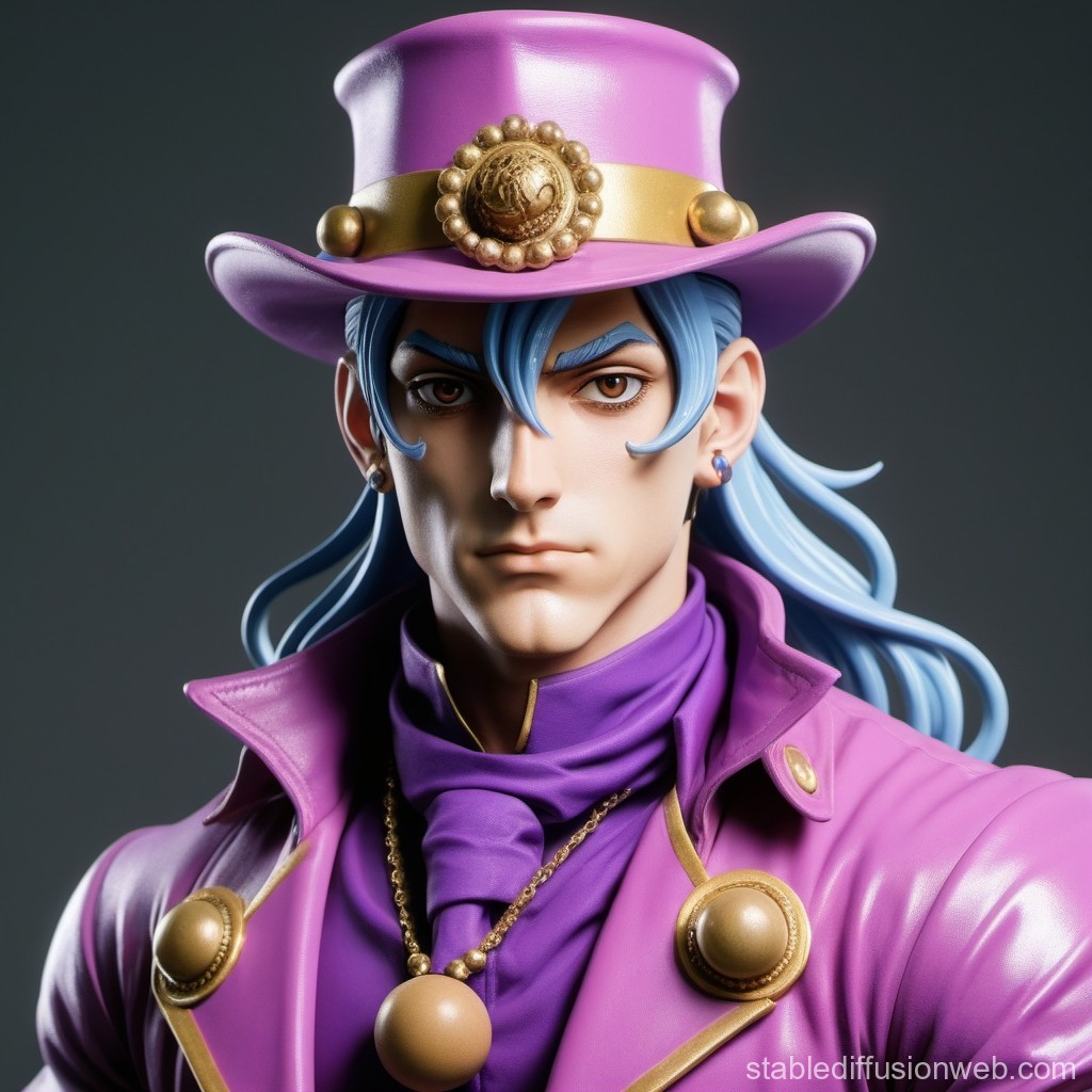 Steel Ball Run-Inspired Wizard Character | Stable Diffusion Online