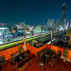 青空と夜景のBBQビアガーデン 新大久保Terraceの雰囲気1