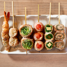 焼鳥と野菜巻き　uguisuの特集写真