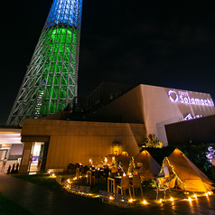 東京スカイツリータウン(R)の庭 空とグランピングとBBQの写真