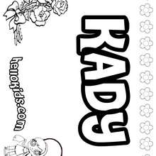 Desenhos para colorir de kady -pt.hellokids.com