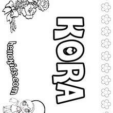 Desenhos para colorir de kora -pt.hellokids.com