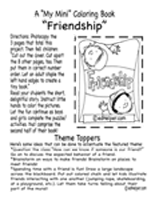 friendships activities worksheets printables and lesson plans