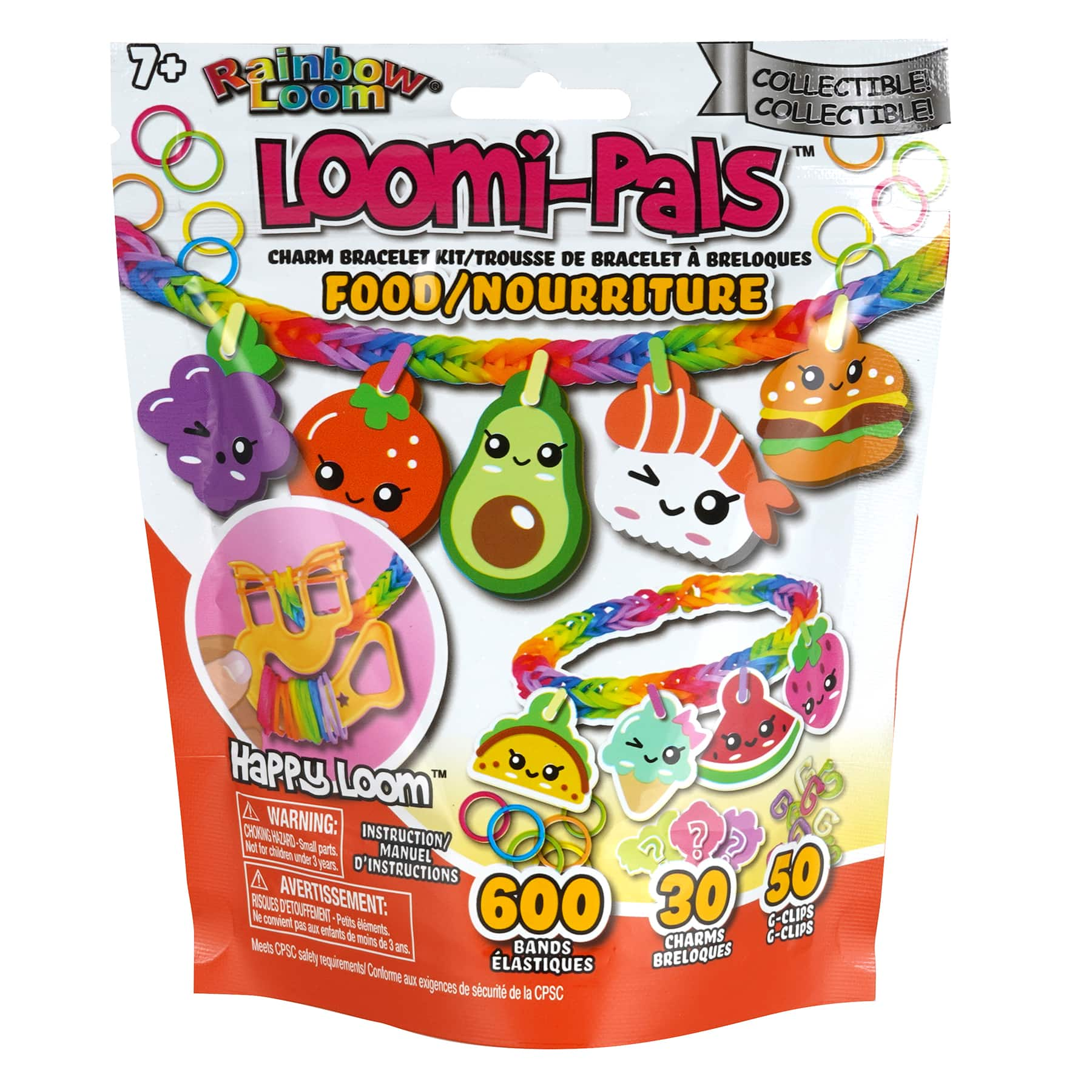 Rainbow Loom&#xAE; Loomi-Pals&#x2122; Charm Bracelet Kit, Food Series