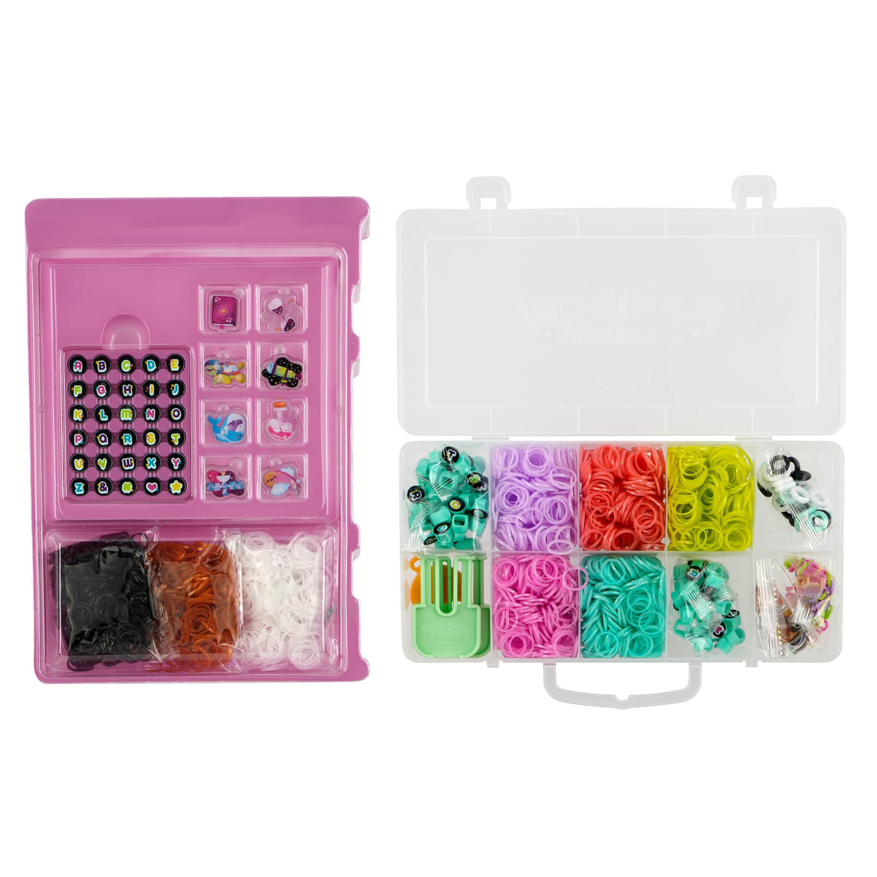 Rainbow Loom&#xAE; Glitter Galaxy Charm &#x26; Alpha Bead Bracelet Kit