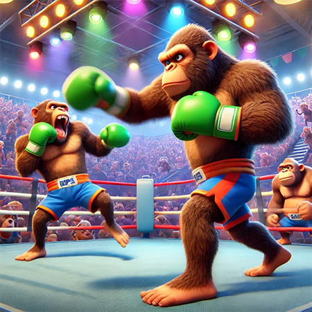 Monkey Fight 3D Game