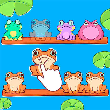 Sorting Frogs Game