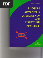 English Advanced Vocabulary and Structure Practice