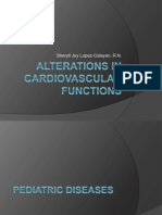 Alterations in Cardiovascular Functions