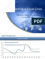 Averting A Fiscal Crisis - Why America Needs Comprehensive Fiscal Reform Now 0 0 0 0 0