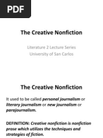 The Creative Nonfiction