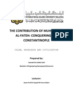 The Contribution of Sultan Muhammad Al-Fateh