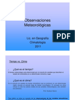 Observacion Meteorologica