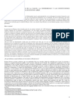 Resumen - Adriana Álvarez (2009) "Fuentes para El Estudio de La Salud, La Enfermedad y Las Instituciones Sanitarias en La Provincia de Buenos Aires"