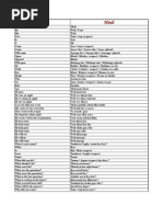 Indian Languages - Working Knowledge