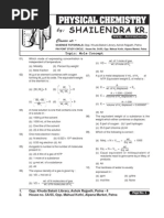 Physical Chemistry: Shailendra KR