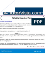 What Is Standard Form