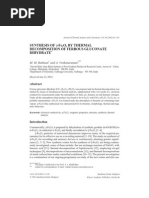 Synthesis of - Fe O by Thermal Decomposition of Ferrous Gluconate Dihydrate