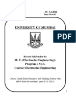 ME Electronics Mumbai University