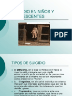 Suicidio en Niños y Adolescentes