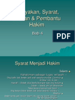 04 Kelayakan, Syarat, Saraan Dan Pembantu Hakim