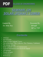 Seminar PPT On Solar Updraft Tower