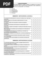 Encuesta Sobre El Clima Estudiantil