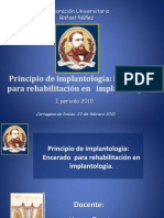 Principio de Implantología