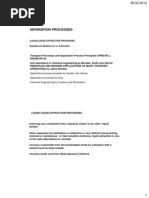 Separation Processes: Transport Processes and Separation Process Principles CHRISTIE J