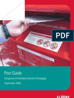 Dangerous Prohibited Goods Packaging Post Guide