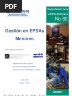 Gestión en EPSAS Menores