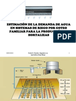 Importancia Sistema Riego Por Goteo Demanda