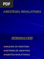 Anestesia Inhalatoria