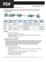 Configuración Básica de Enrutamiento y Conmutacion