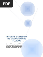 Informe de Viscosidad