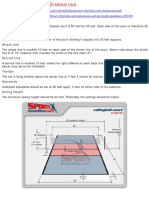 Sports' Court Standard Dimensions