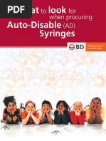 Auto-Disable Syringes What To Look For