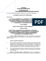 Ley 044 LEY PARA EL JUZGAMIENTO DE ALTOS FUNCIONARIOS DE BOLIVIA