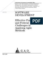 SOFTWARE DEVELOPMENT Effective Practices and Federal Challenges in Applying Agile Methods