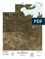 Topographic Map of Southwest Lake Kemp