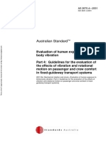 As 2670.4-2001 Evaluation of Human Exposure To Whole-Body Vibration Guidelines For The Evaluation of The Effe