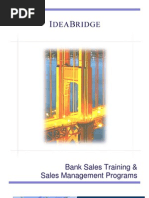 Bank Sales Training & Sales Management Programs