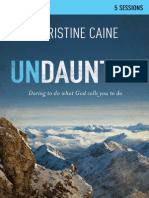 Undaunted Small Group Bible Study by Christine Caine - Sample