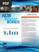 ADB Water Bonds Brochure 2012