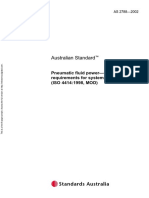 As 2788-2002 Pneumatic Fluid Power - General Requirements For Systems (ISO 4414-1998 MOD)