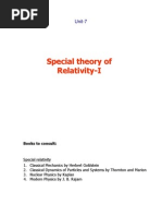 7-Special Theory of Relativity